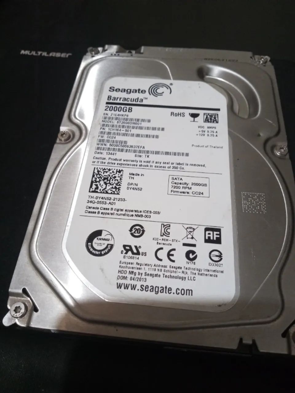 HD Seagate Barracuda 2 Tb