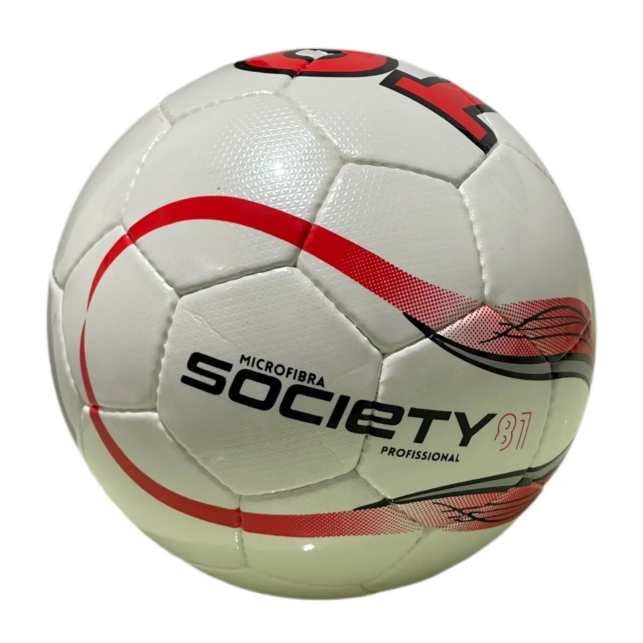 Bola 81 Costurada À Mão Microfibra Campo Futsal Society - Foto 4