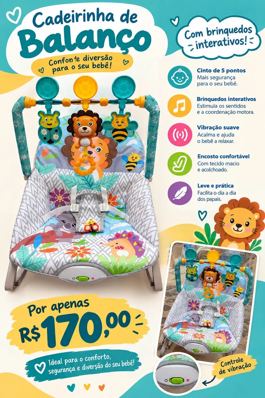 Cadeira de descanso infantil 
