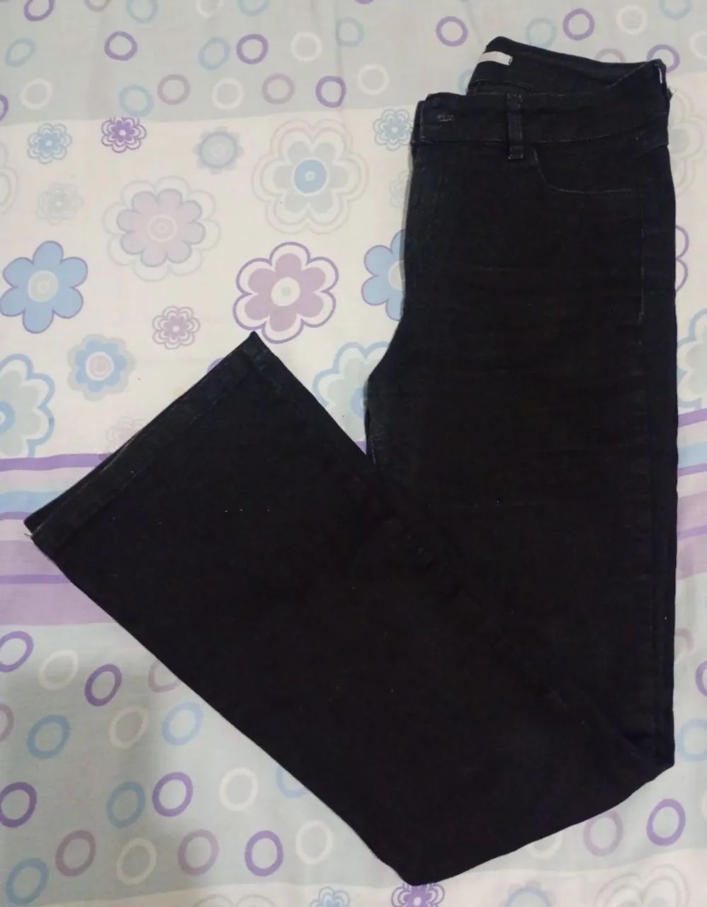 CALÇA JEANS PRETA