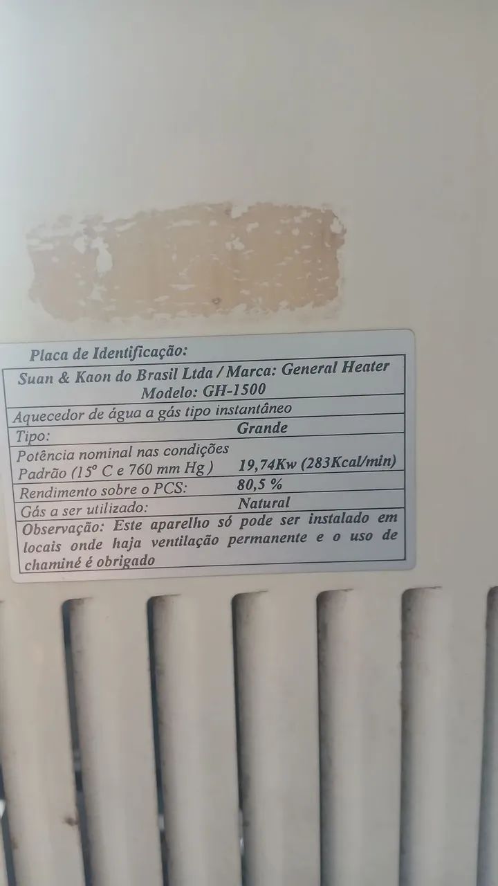aquecedor a gás funcionando perfeitamente  - Foto 3