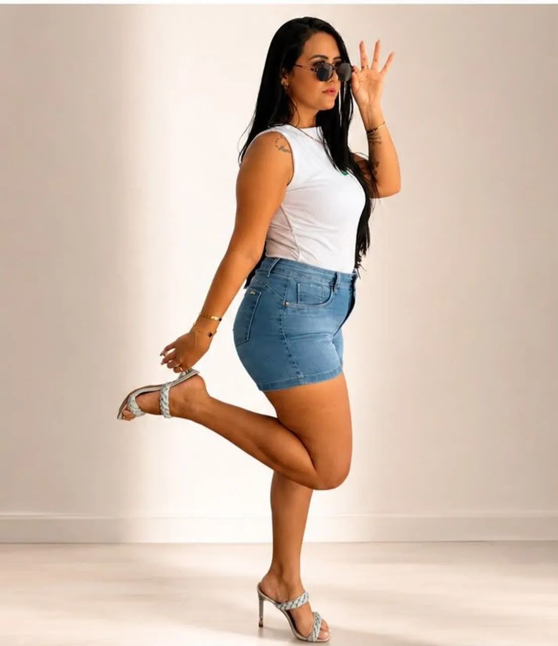 Short jeans feminino  - Foto 2