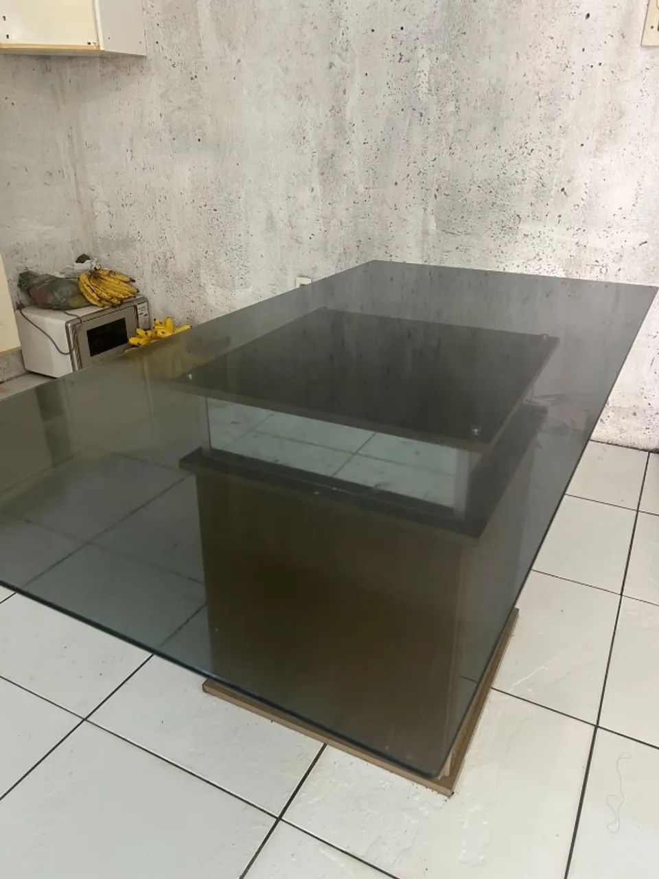 Mesa de jantar tampo de vidro - Foto 2