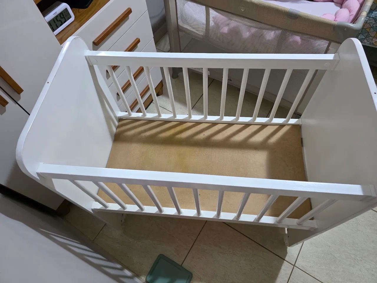 Mini berço branco  - Foto 2