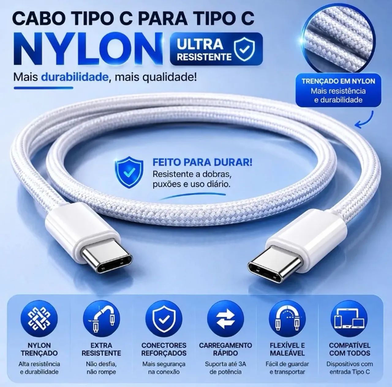 CARREGADOR TURBO 30W ANDROID e iPHONE - Foto 3