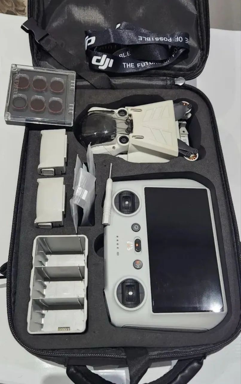 Kit 2 baterias plus + hub de carregamento original Dji 