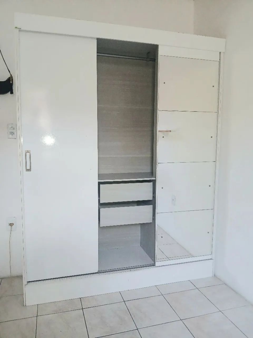 Guarda roupa com espelho entrego e monto  - Foto 3