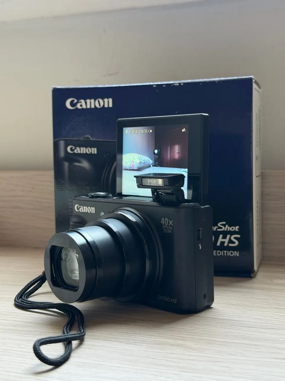 Câmera Cânon PowerShot SX740HS - Preta - Foto 2