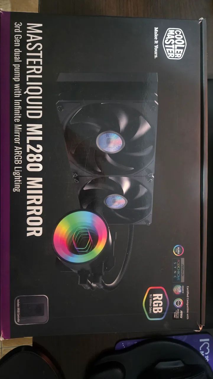 Water Cooler Cooler Master Masterliquid ML280 Mirror  - Foto 4