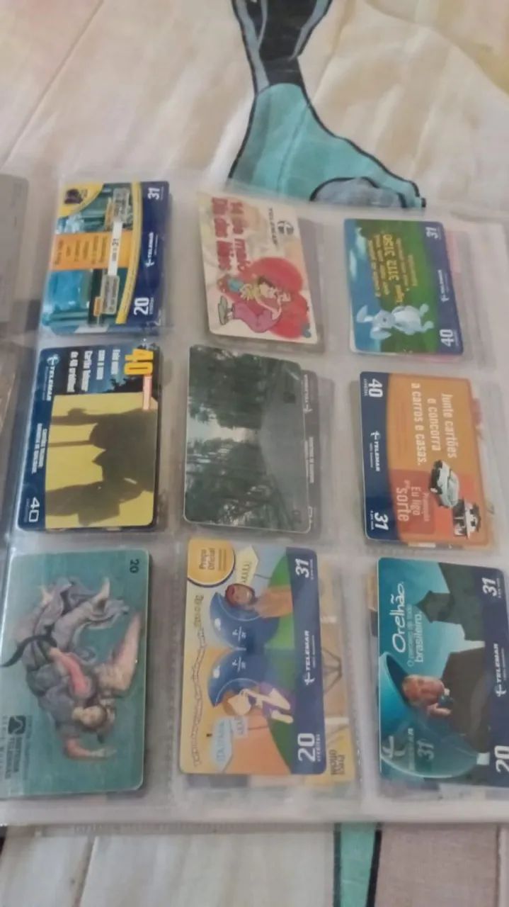 Cartão de telefone antigo  - Foto 4