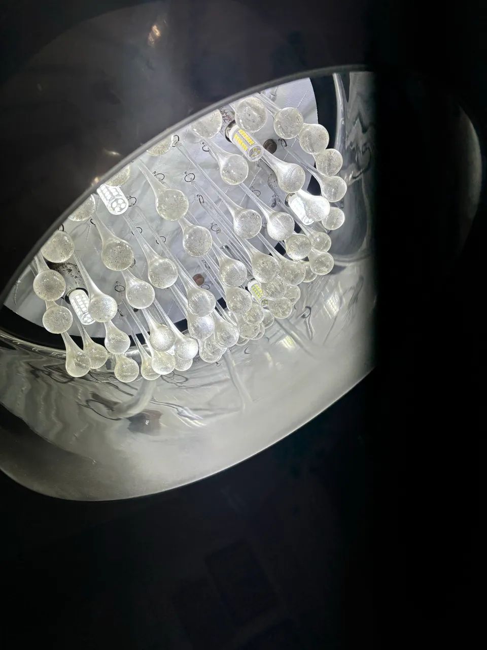 Lustre Elegante Cúpula Prata  - Foto 4