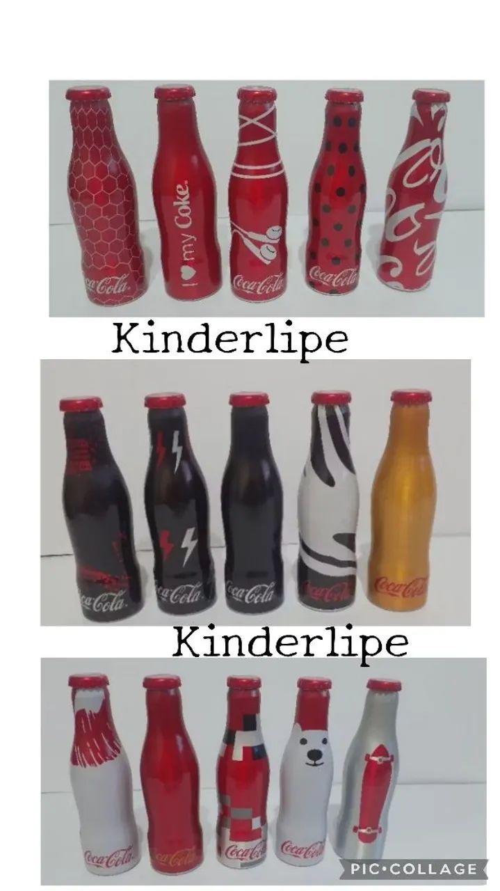 Coca cola Garrafinhas de alumínio Completa  - Foto 2