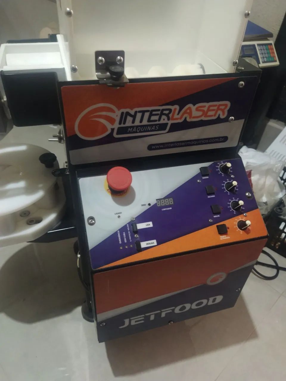 Máquina de salgados interlaser