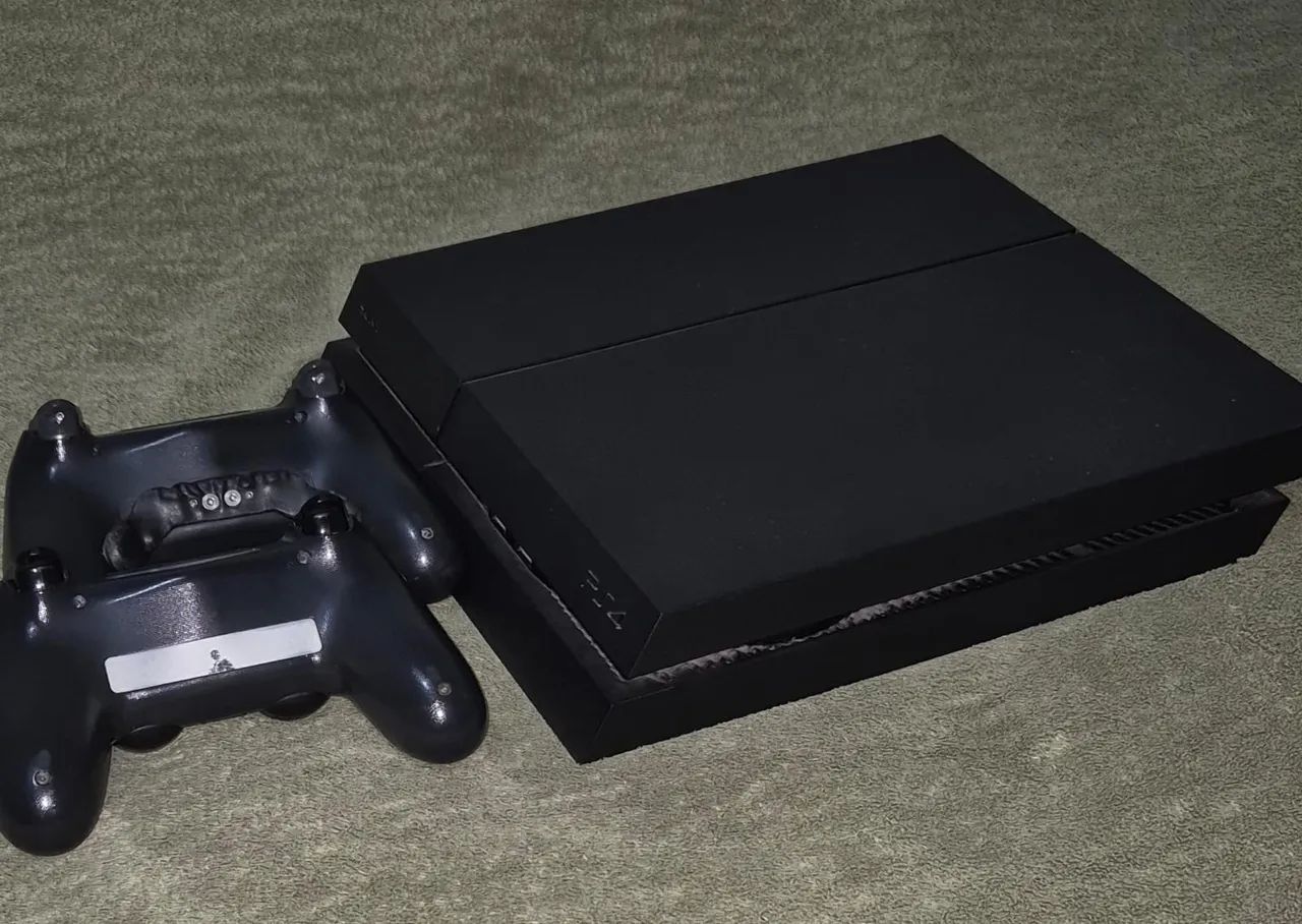 PlayStation 4 fat 1 controle + jogos  - Foto 2