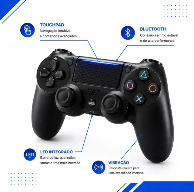 Controle ps4 - Foto 3