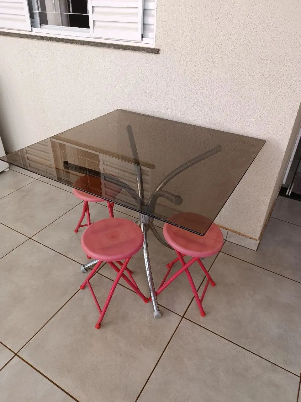 Mesa de vidro 