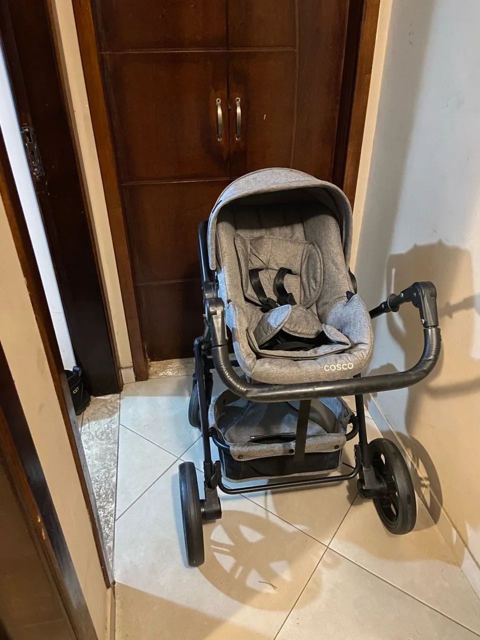 Carrinho de bebê - Cosco 3 em 1  - Foto 5