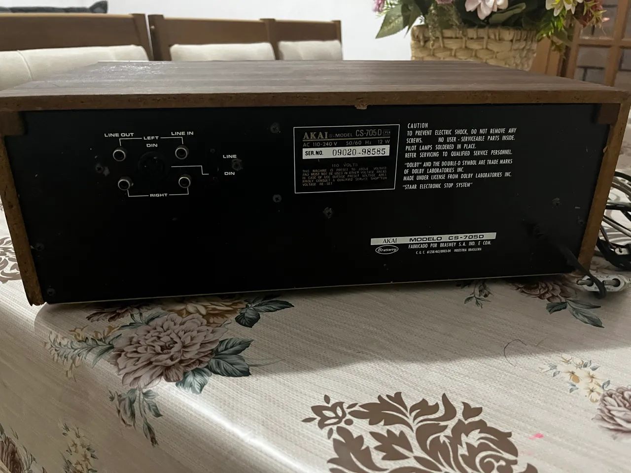 Tape Deck Akai CS 705D - Foto 2