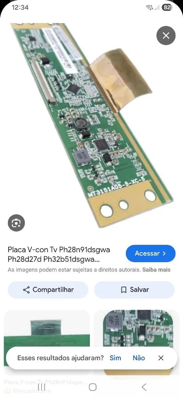 Placa t-con tv  OAC 32s5195/78g /CV320H1- XC2 - Foto 5