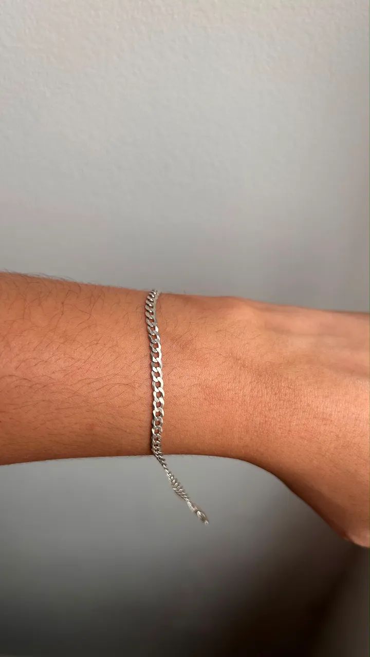 Pulseira de prata 925 - Legitima  - Foto 2