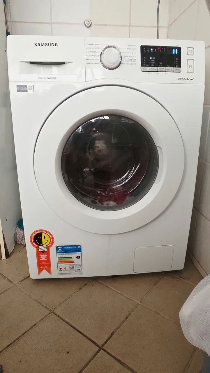 Lava e seca Samsung Eco Bubble