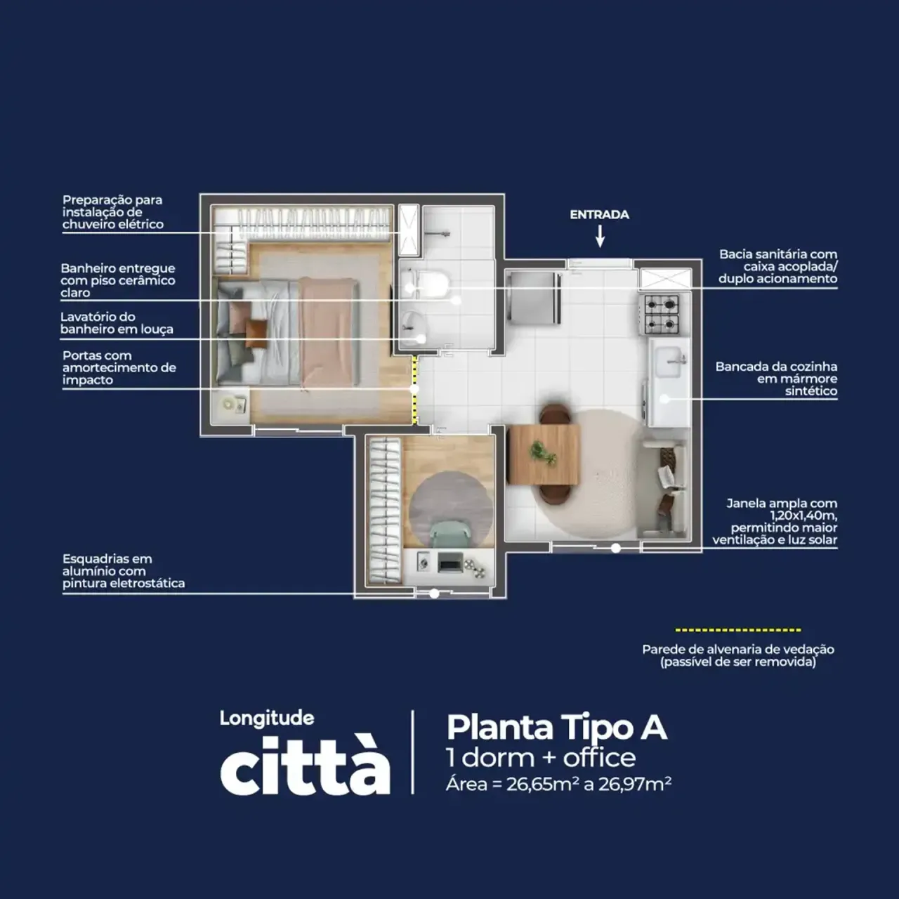 PLANTA 26m²