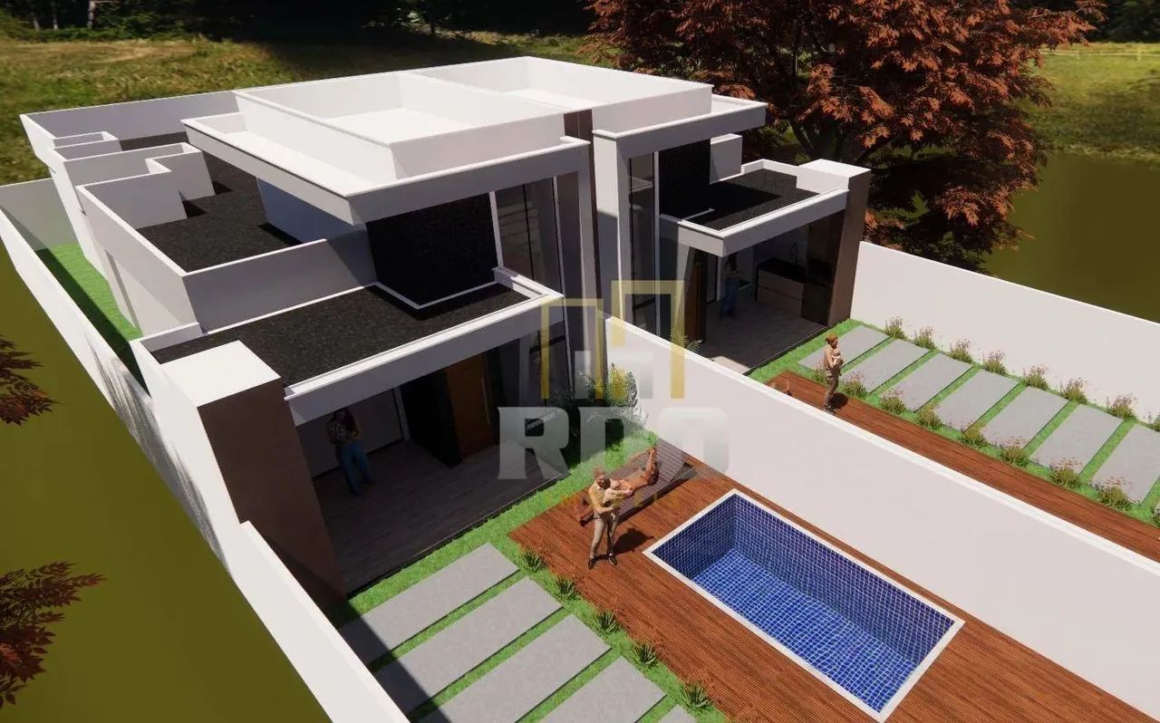 Casa linear com piscina em Rio das Ostras, 3 quartos - Foto 2