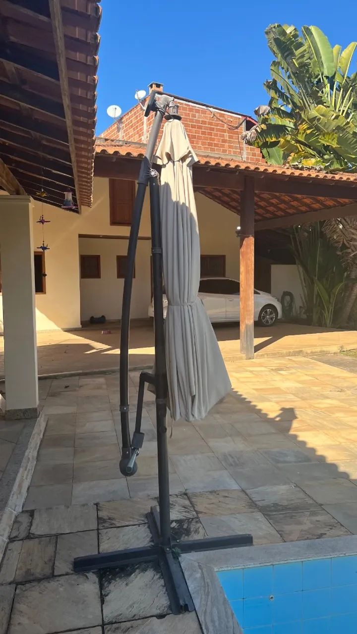 Ombrelone UV com base para fixação 