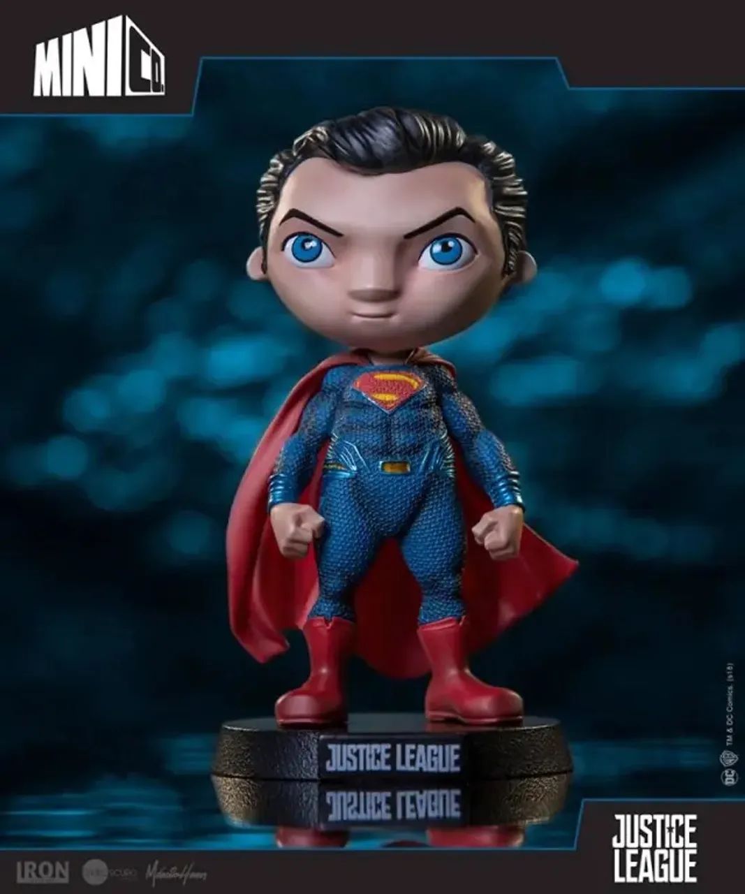 Superman + Aquaman + Ciborgue - Liga da Justiça MINICO LACRADA