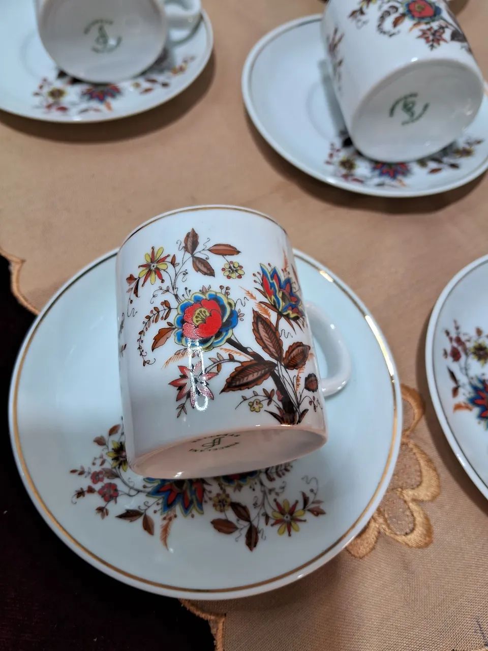 Antigas xícaras de Café Porcelana Steatita  - Foto 4