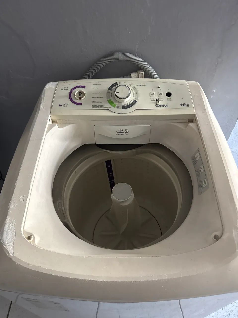 Máquina de lavar quebrada