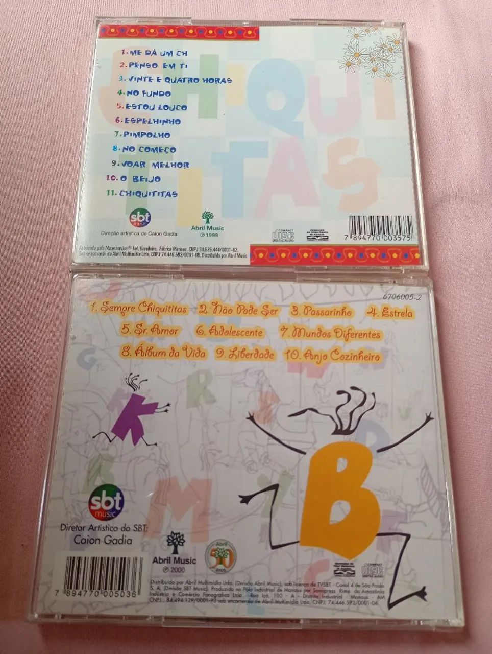 Cds Chiquititas Brasil Volume 4 (1999) e Volume 5 (2000) - Originais e Conservados - Foto 4