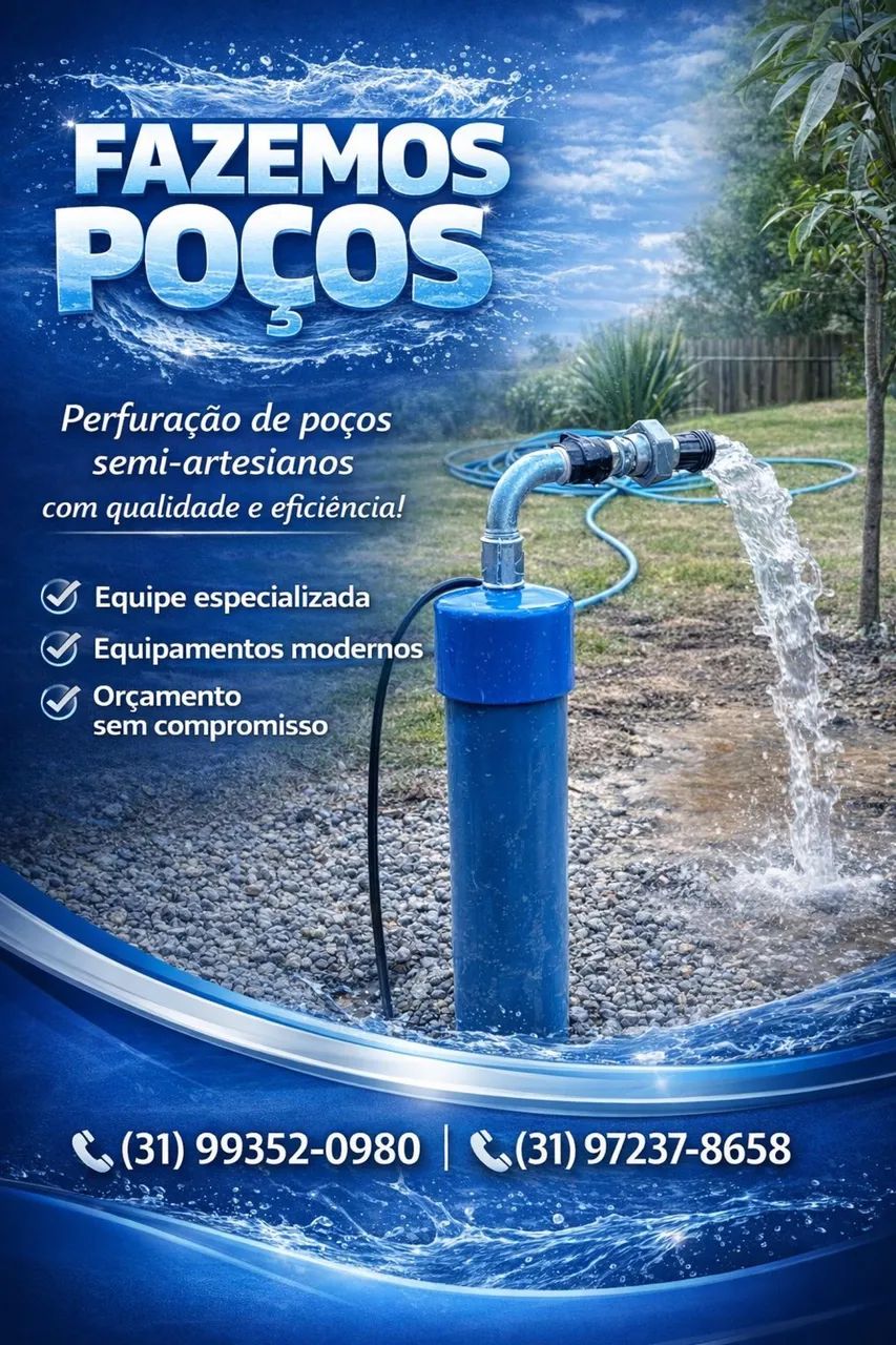 Poço semi artesiano 