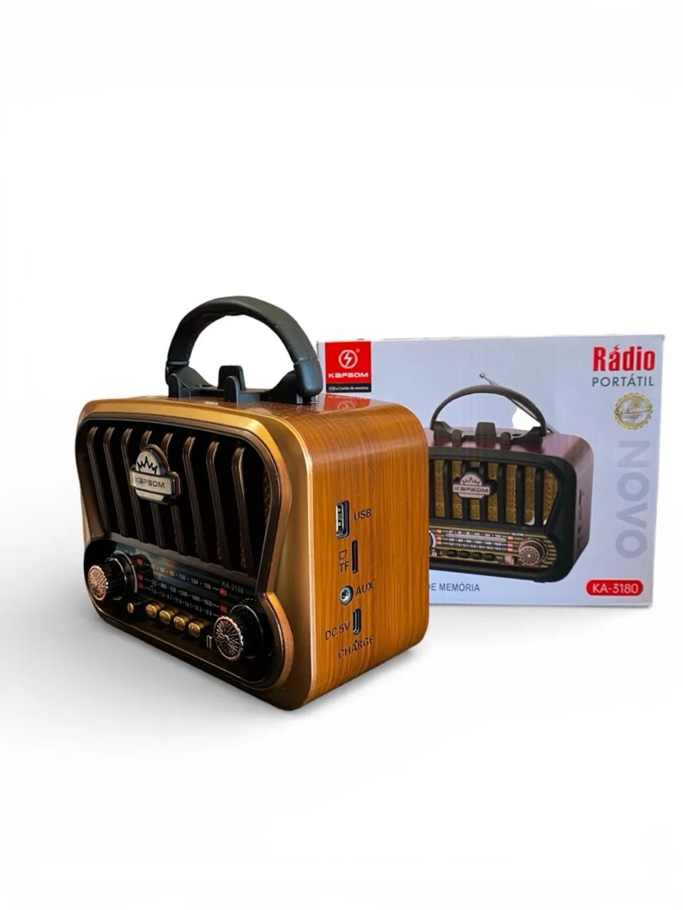 RÁDIO RETRÔ KAPBOM MODELO KA-3180 - Foto 4