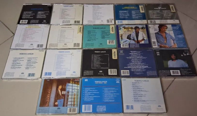 CD Roberto Carlos 18 Discos Mídia Dourada / Azul - Original - Foto 3