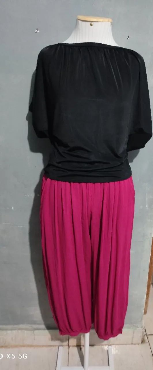 Vendo lote com 50 peças de roupas femininas em bom estado e limpas. - Foto 2