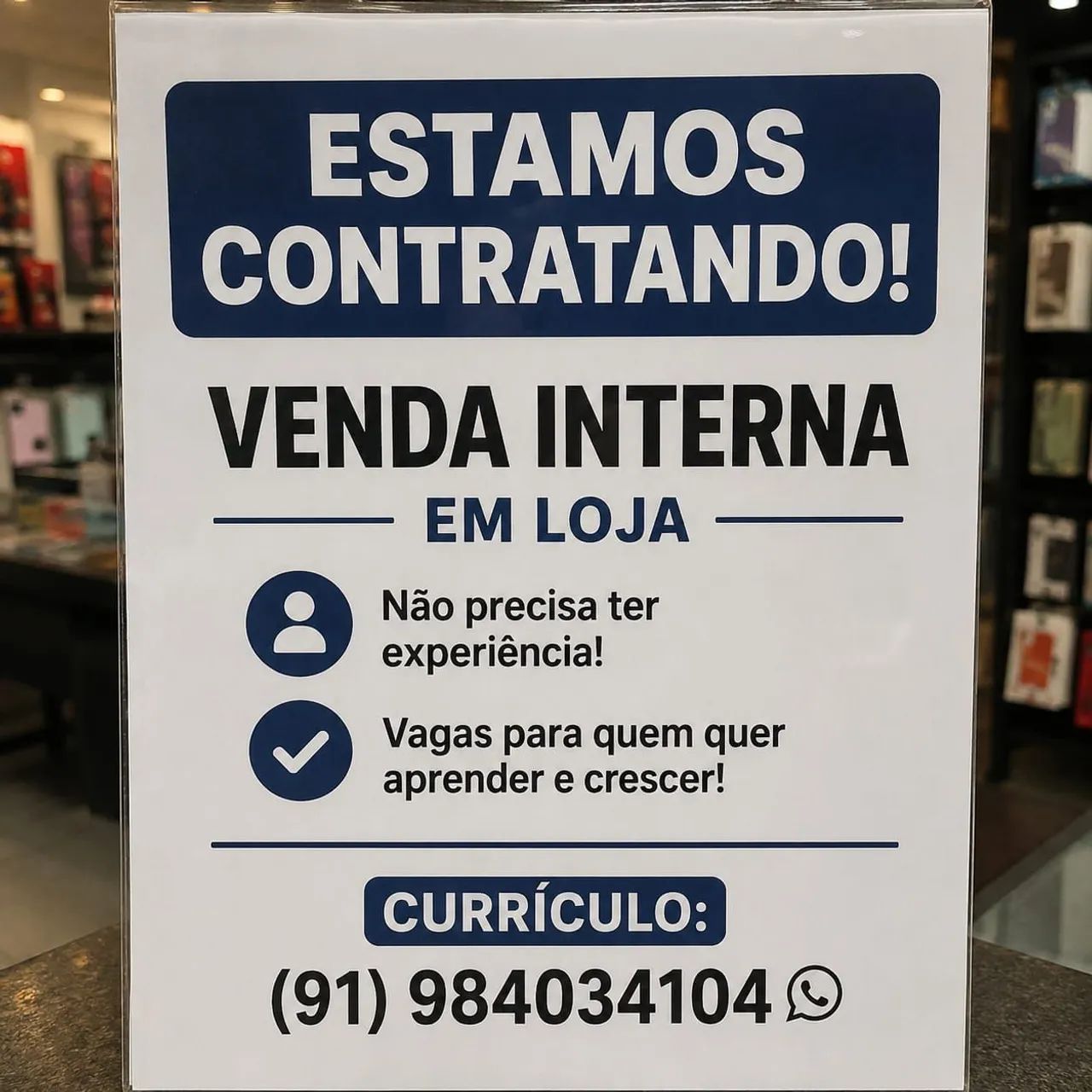 Contratação imediata