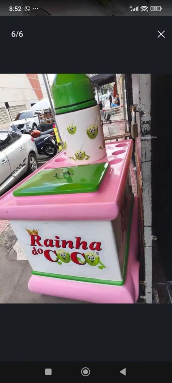 Carinho de água de coco  - Foto 3
