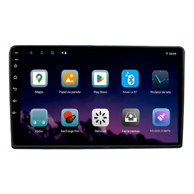 Central Multimídia Android 14 Universal 10 Polegadas Carplay e Android Auto Gps Waze Maps - Foto 3