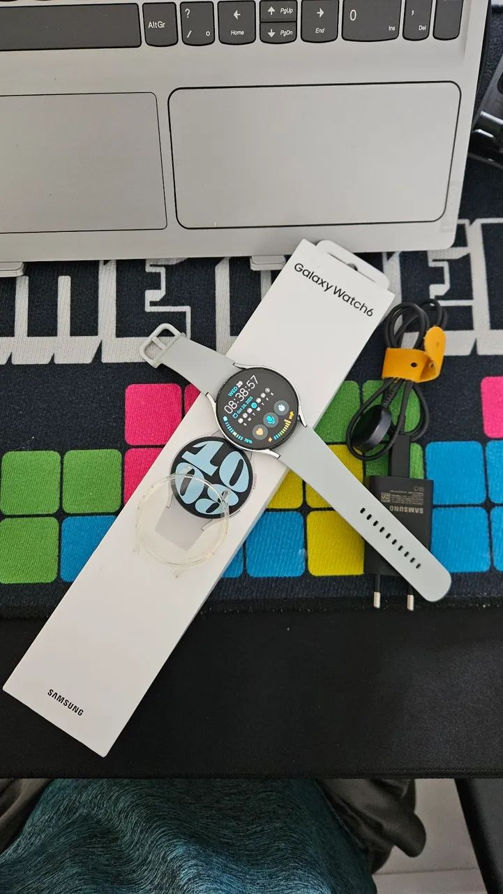 Galaxy watch 6 44mm prata - Foto 3