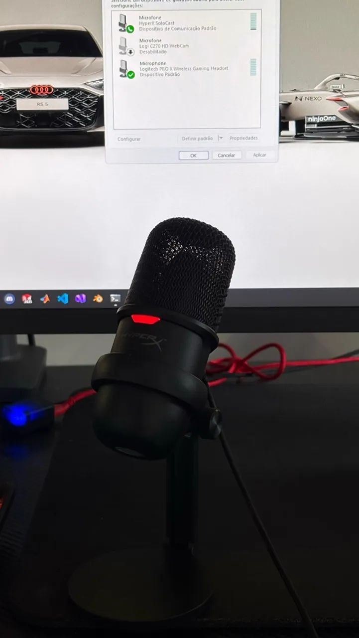 Microfone HyperX SoloCast USB - Foto 3