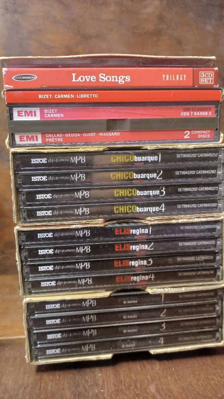 Lote Coleção de CDs - MPB Raros, Ópera Clássica e Coletâneas Love Songs - Foto 4