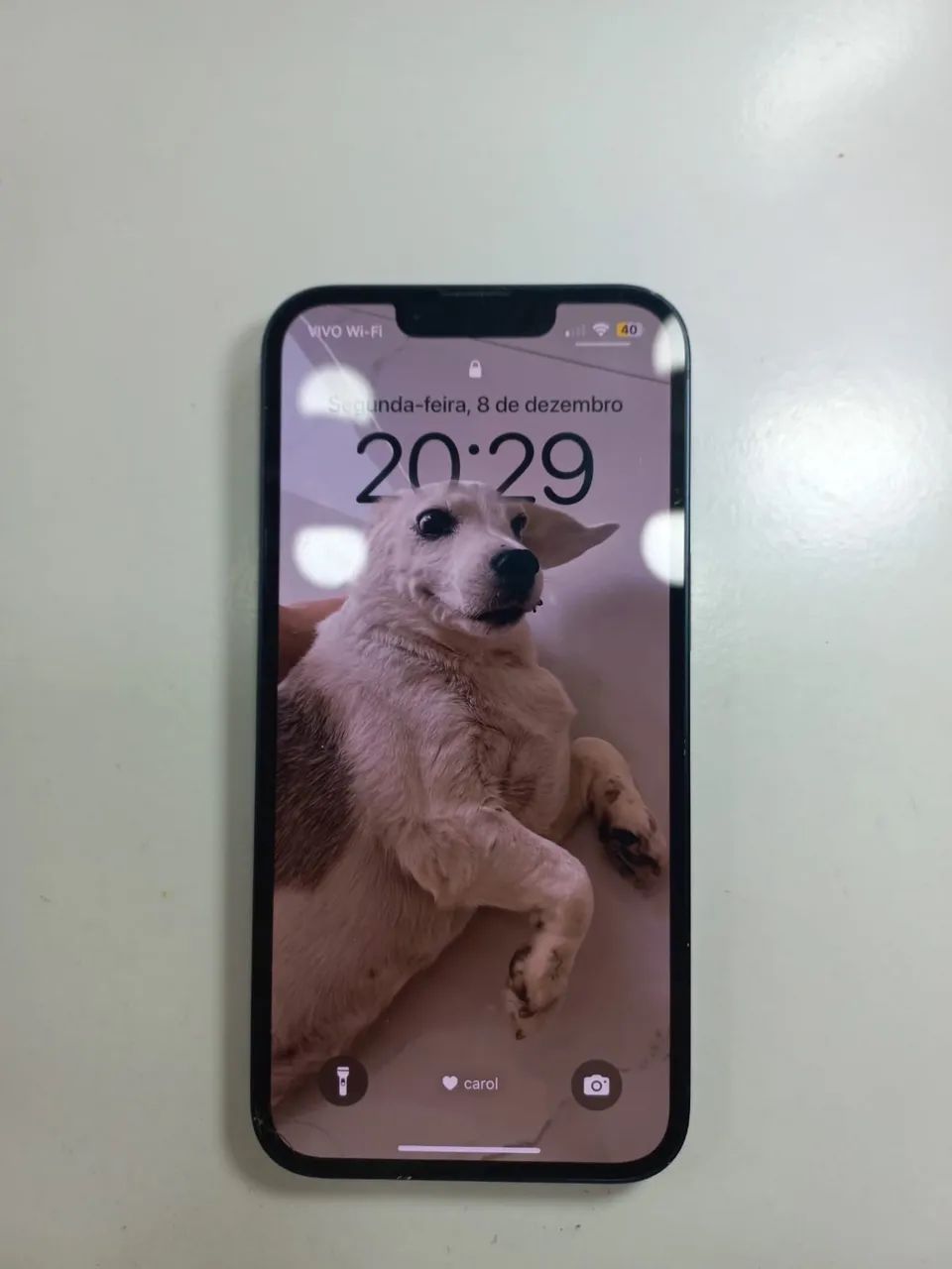 iPhone 13 128GB Azul - Face ID OK, ótimo estado - Celulares e