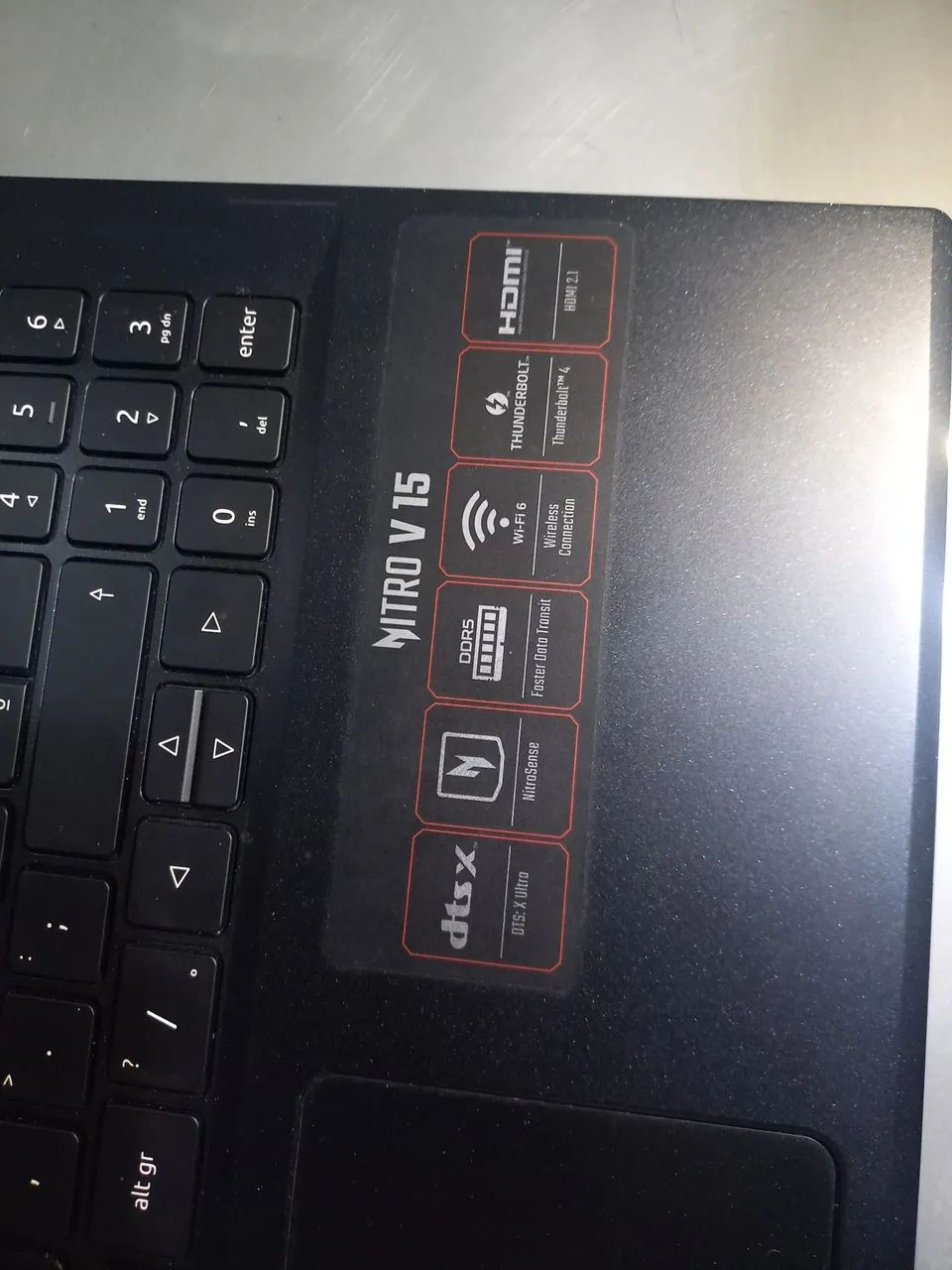 Notebook acer nitro v15 rtx 2050 13° geração  - Foto 4