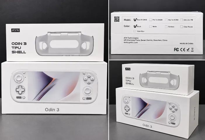 その他 AYN odin3 base AYN ODIN 3 BASE 8GB / 128GB PRETO - Consoles de Vídeo Game