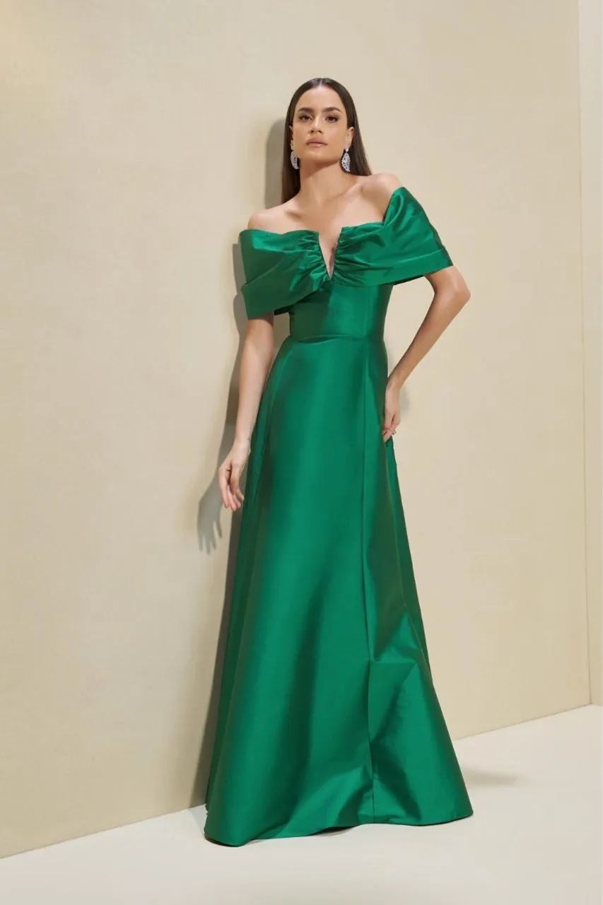 Vestido Festa Verde