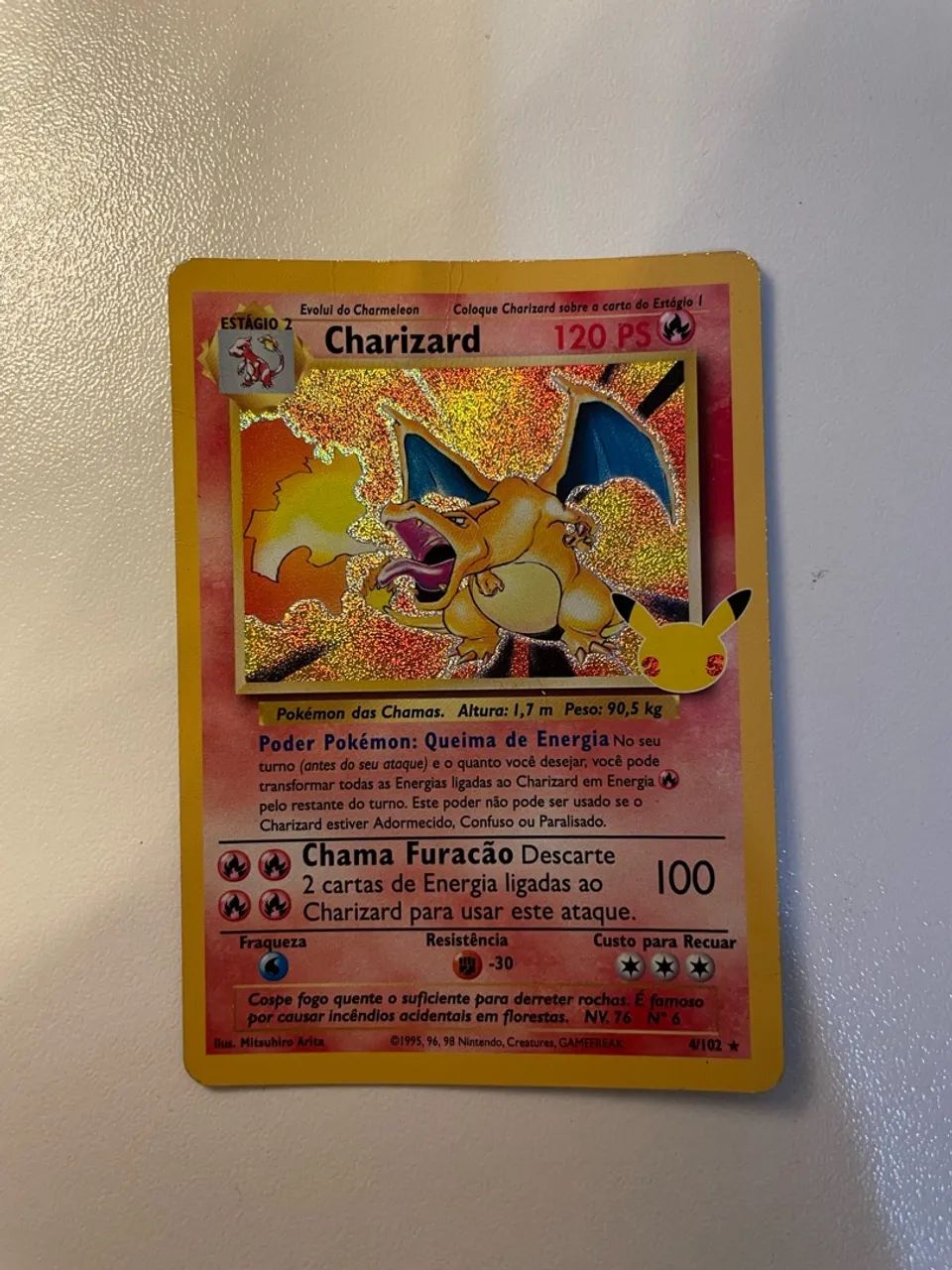 Charizard 25 anos (4/102) - HP/D - Foto 2