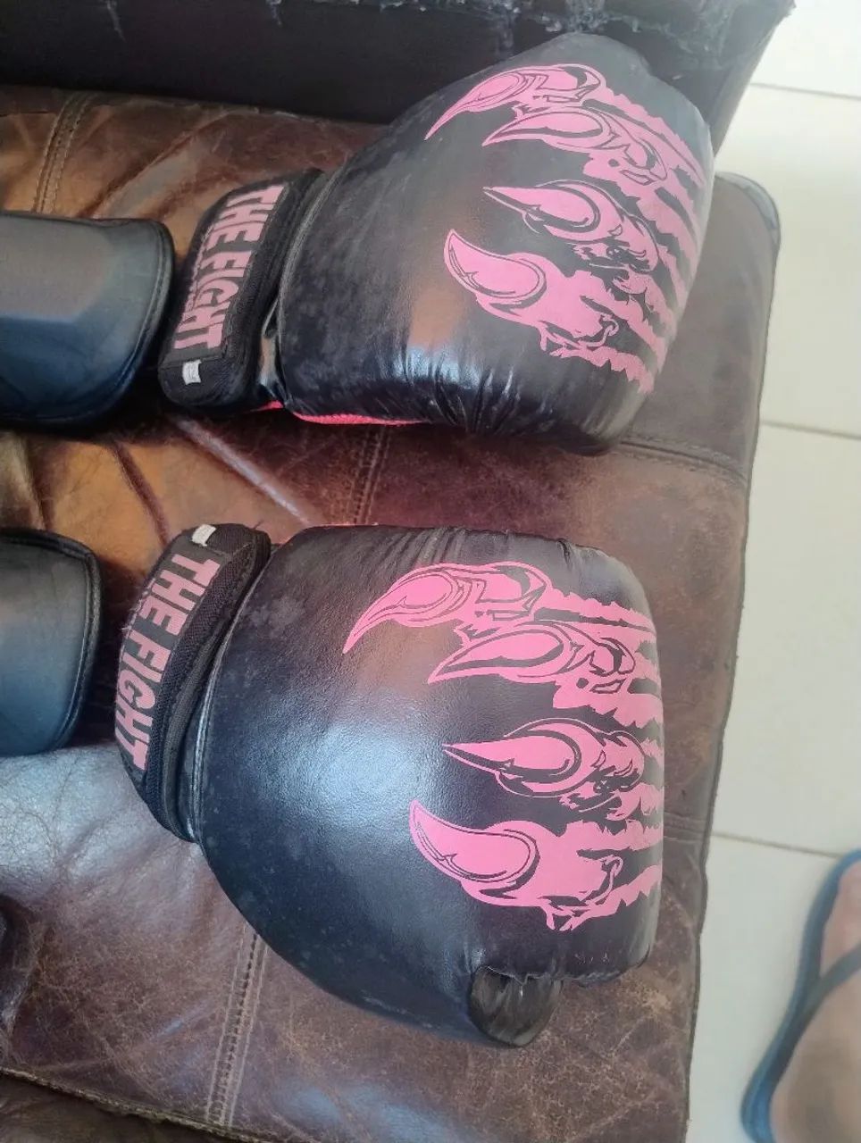 Caneleira e luvas para muay thai - Foto 3