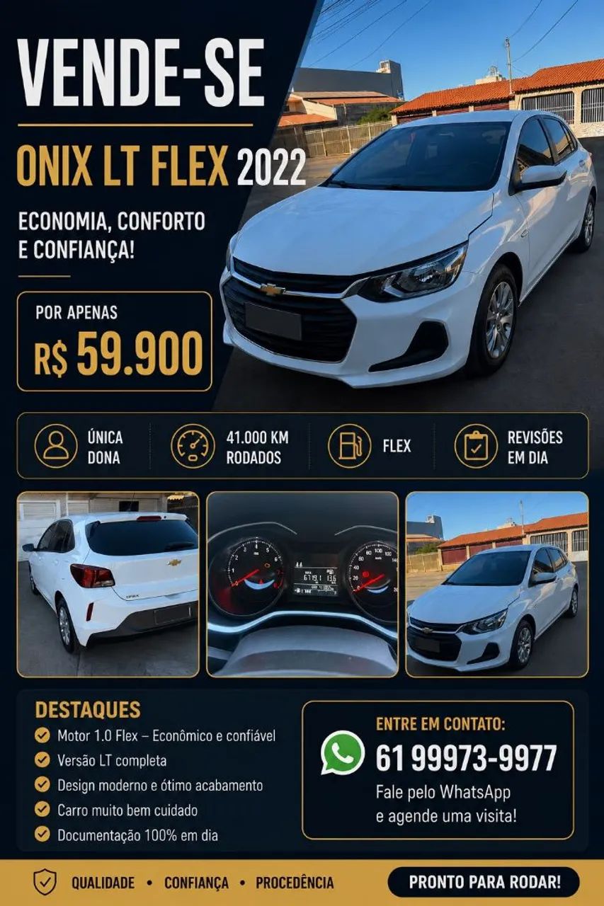 Chevrolet Onix ONIX HATCH LT 1.0 12V Flex 5p Mec. 2022