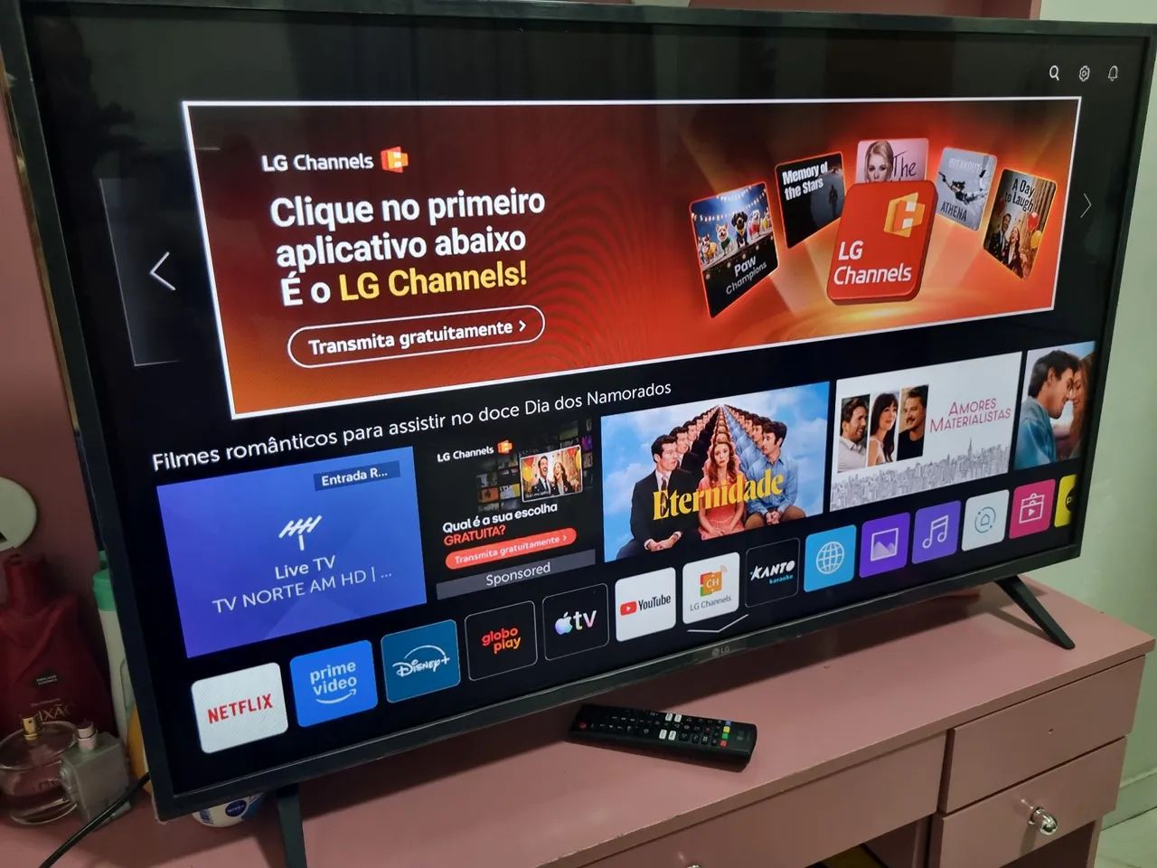 TELÃO SMART LG 4K 43 POLEGADAS  - Foto 3